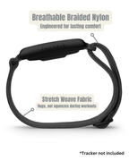 Bicep Loop – Extra-Flexible Nylon Strap for Amazfit Helio (Stone Grey, 22 mm)