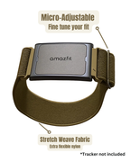 Bicep Loop – Extra-Flexible Nylon Strap for Amazfit Helio (Ranger Olive, 22 mm)