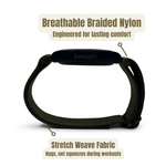 Amazfit Helio Strap Bicep Loop – Extra-Flexible Nylon Band (Ranger Olive, 22mm)