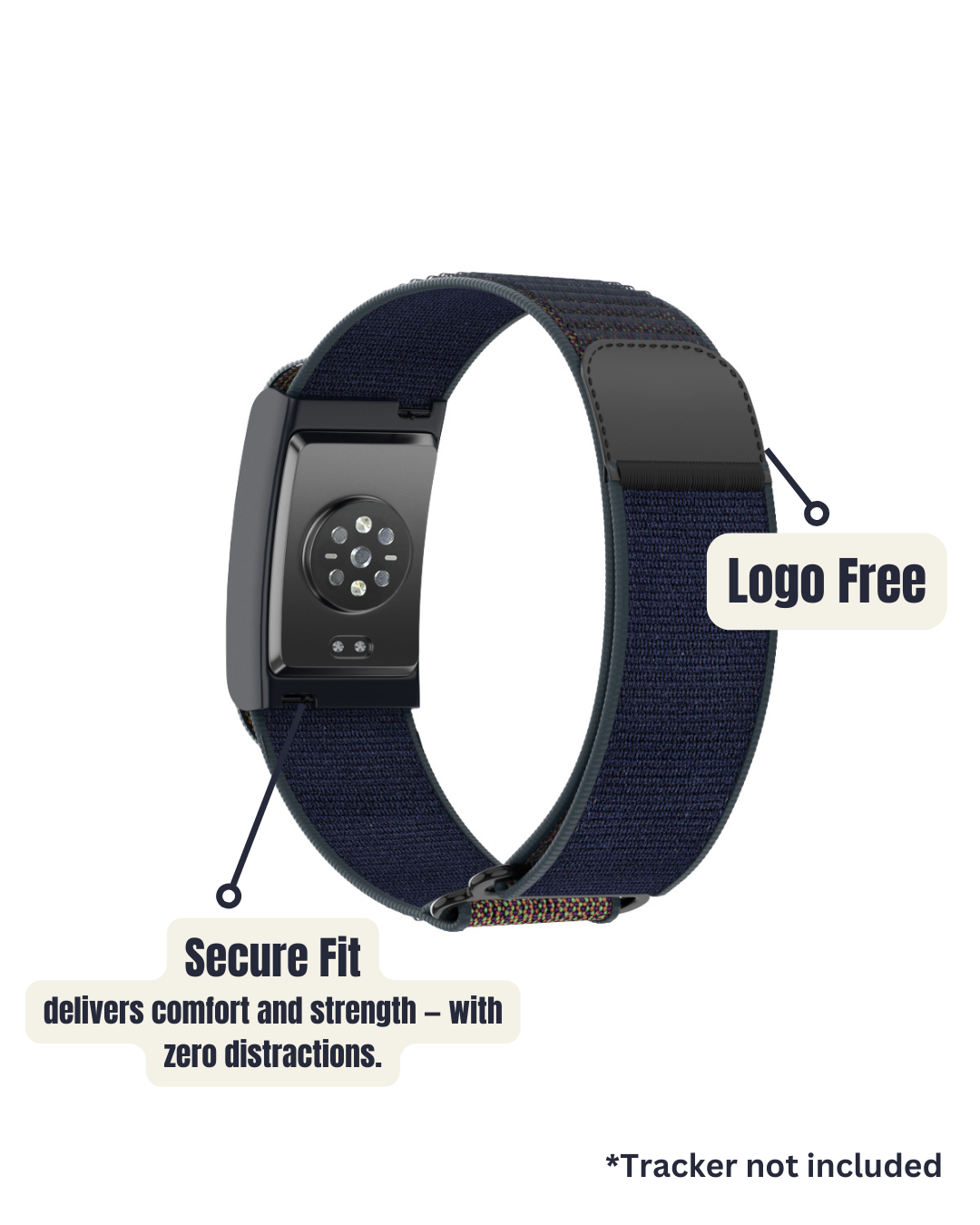 Amazfit Helio Strap Replacement — Classic Series “Navy Blue” (Wrist Band)