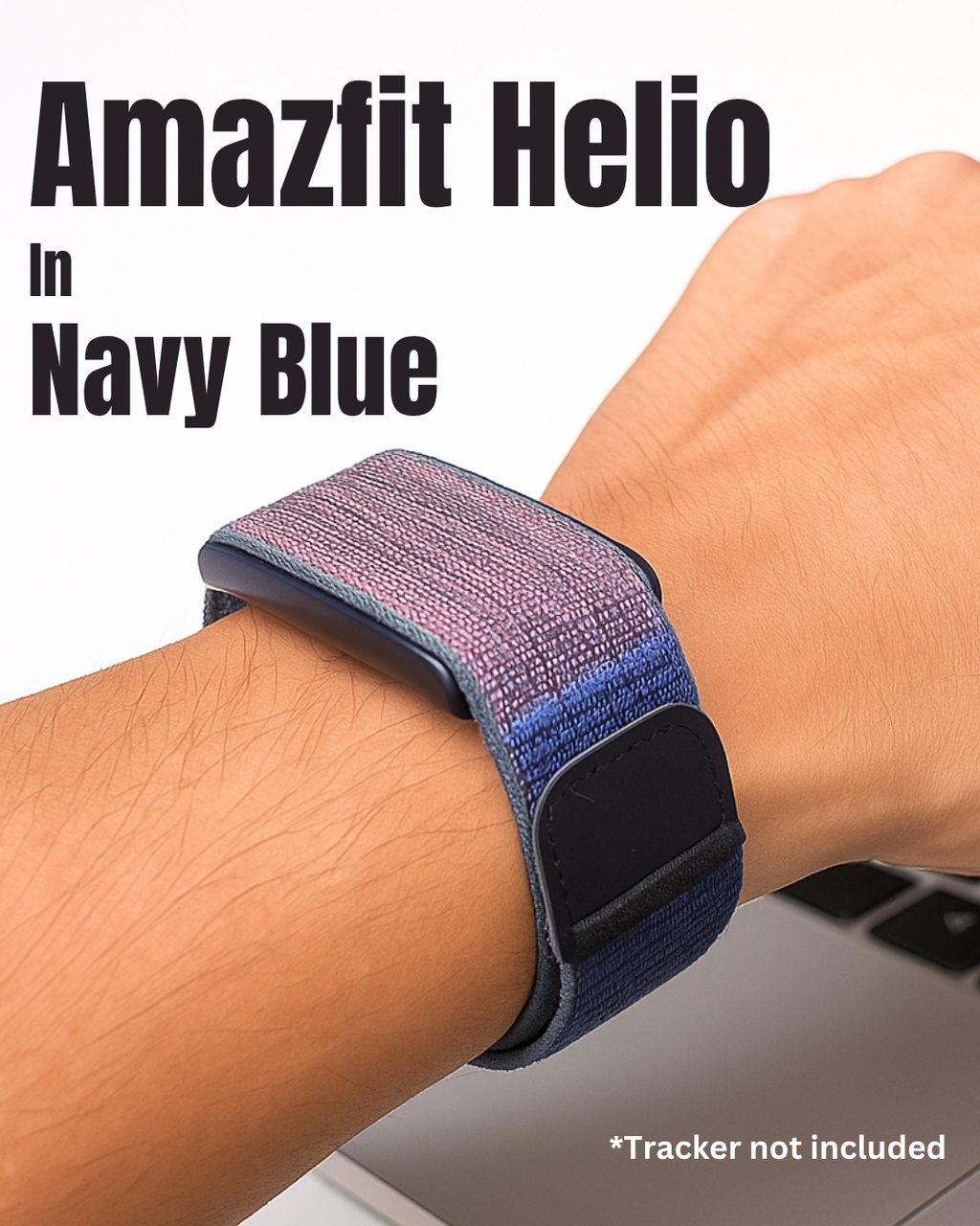 Amazfit Helio Strap Replacement — Classic Series “Navy Blue” (Wrist Band)