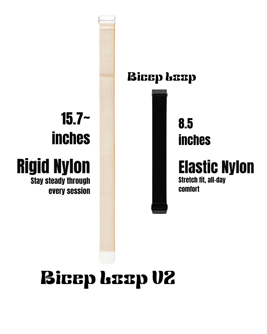 Amazfit Helio Strap Arm/Bicep Band – The Bicep Loop V2 (Sand Dune, 40cm)