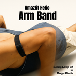 Amazfit Helio Strap Arm/Bicep Band – The Bicep Loop V2 (Onyx Black, 40cm)