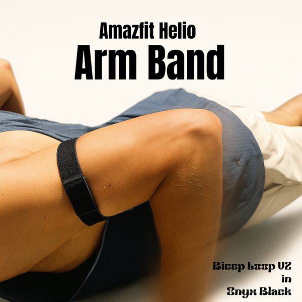 Amazfit Helio Strap Arm/Bicep Band – The Bicep Loop V2 (Onyx Black, 40cm)