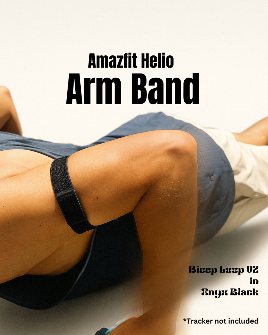 Amazfit Helio Strap Arm/Bicep Band – The Bicep Loop V2 (Onyx Black, 40cm)