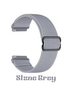 Amazfit Helio Strap Bicep Loop – Extra-Flexible Nylon Band (Stone Grey, 22mm)