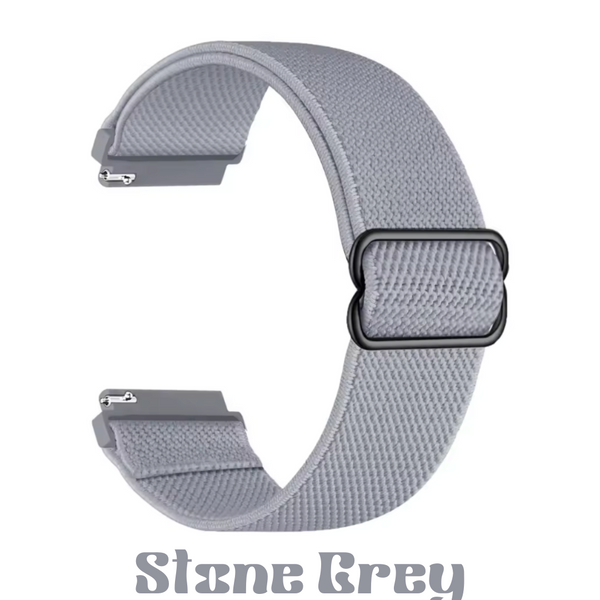Amazfit Helio Strap Bicep Loop – Extra-Flexible Nylon Band (Stone Grey, 22mm)