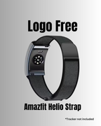 Amazfit Helio Stealth Band — Logo-Free Replacement Strap (22mm Lug Width)
