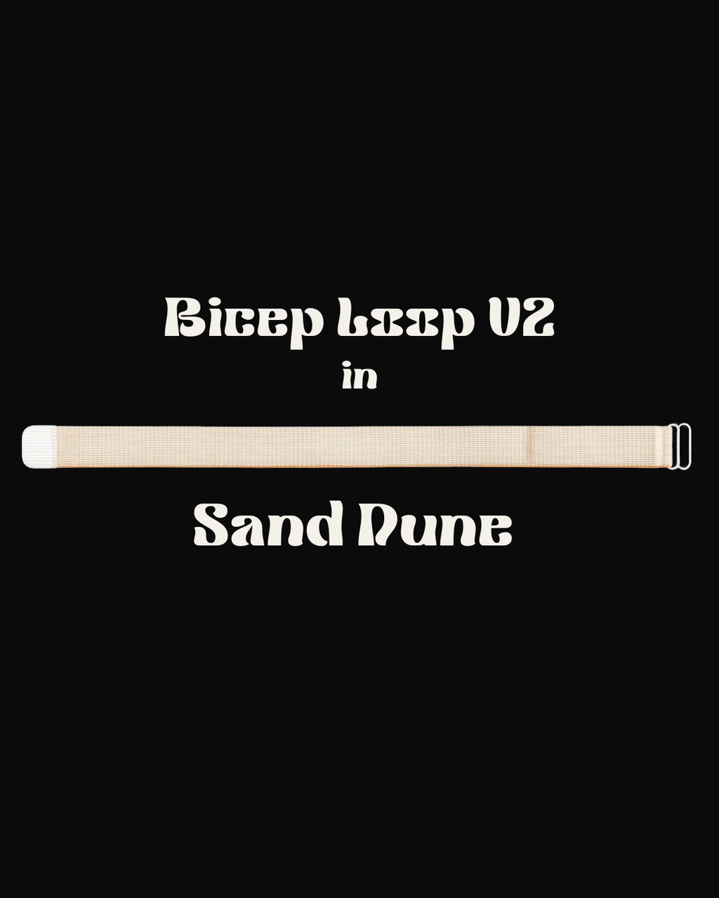 Amazfit Helio Strap Arm/Bicep Band – The Bicep Loop V2 (Sand Dune, 40cm)