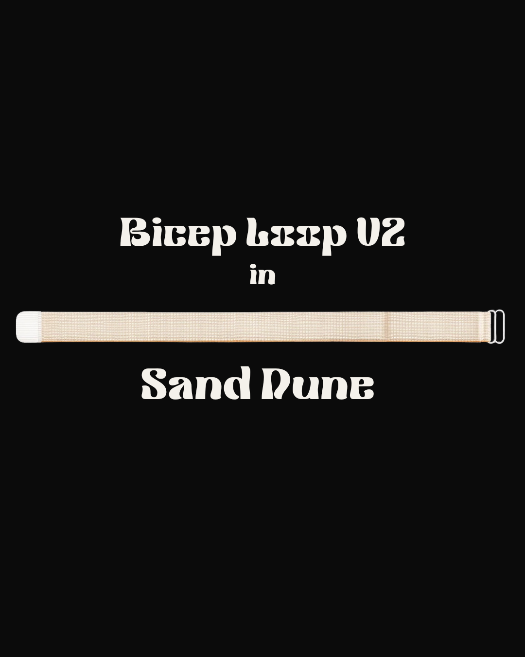 Amazfit Helio Strap Arm/Bicep Band – The Bicep Loop V2 (Sand Dune, 40cm)