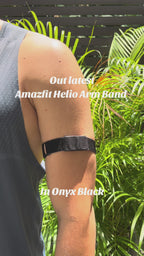 Amazfit Helio Strap Arm/Bicep Band – The Bicep Loop V2 (Onyx Black, 40cm)